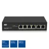 ACT 6-Port-Netzwerk-Switch, 10/100 Mbit/s, 4x PoE+ (30 W) Port