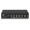 ACT 6-Port-Netzwerk-Switch, 10/100 Mbit/s, 4x PoE+ (30 W) Port