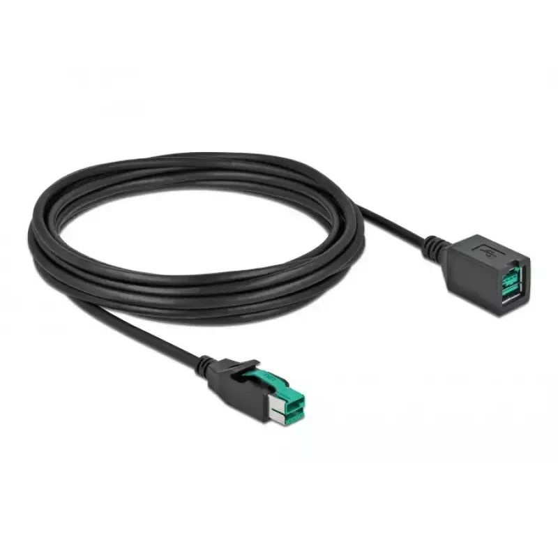 Aktives USB-Verlängerungskabel DeLOCK 85984 12V 5m Schwarz