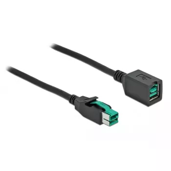 Aktives USB-Verlängerungskabel DeLOCK 85984 12V 5m Schwarz