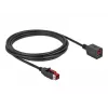 Powered USB Verlängerungskabel DeLOCK 85987 24 V 3 m Schwarz