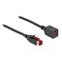 Aktives USB-Verlängerungskabel DeLOCK 85988 24 V 4 m Schwarz