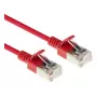 ACT Rot 2 m LSZH U/FTP CAT6A Datacenter Slimline Patchkabel mit RJ45-Steckern