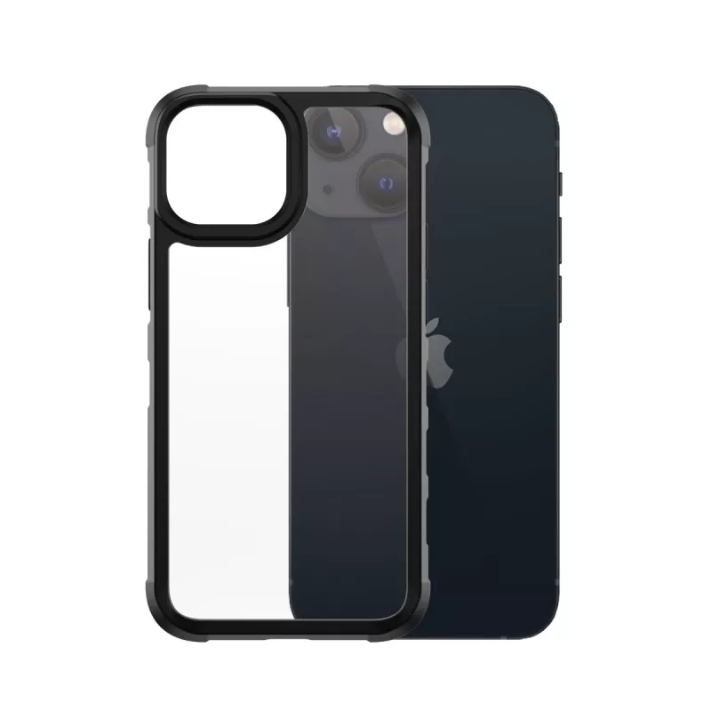 Cover PanzerGlass SilverBullet ClearCase iPhone 13 Mini Schwarz