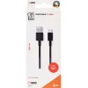 USB-Kabel 2GO 795731 1m USB B USB C USB 3.2 Gen 1 Schwarz