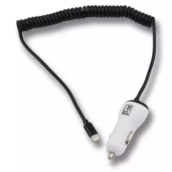 Mobiles Ladegerät 2GO 795631 Auto Zigarettenanzünder 12/24V 5V Weiß