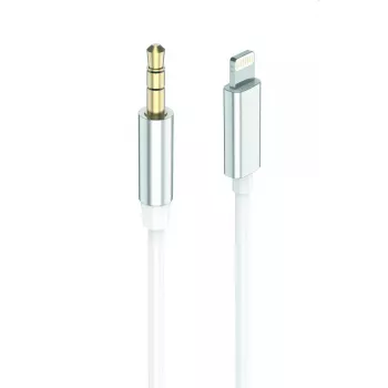 Audiokabel 2GO 797218 1m 3.5mm Lightning Weiß
