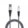 USB-Kabel 2GO 795953 USB 3.2 Gen 1 1m USB B USB C Silber