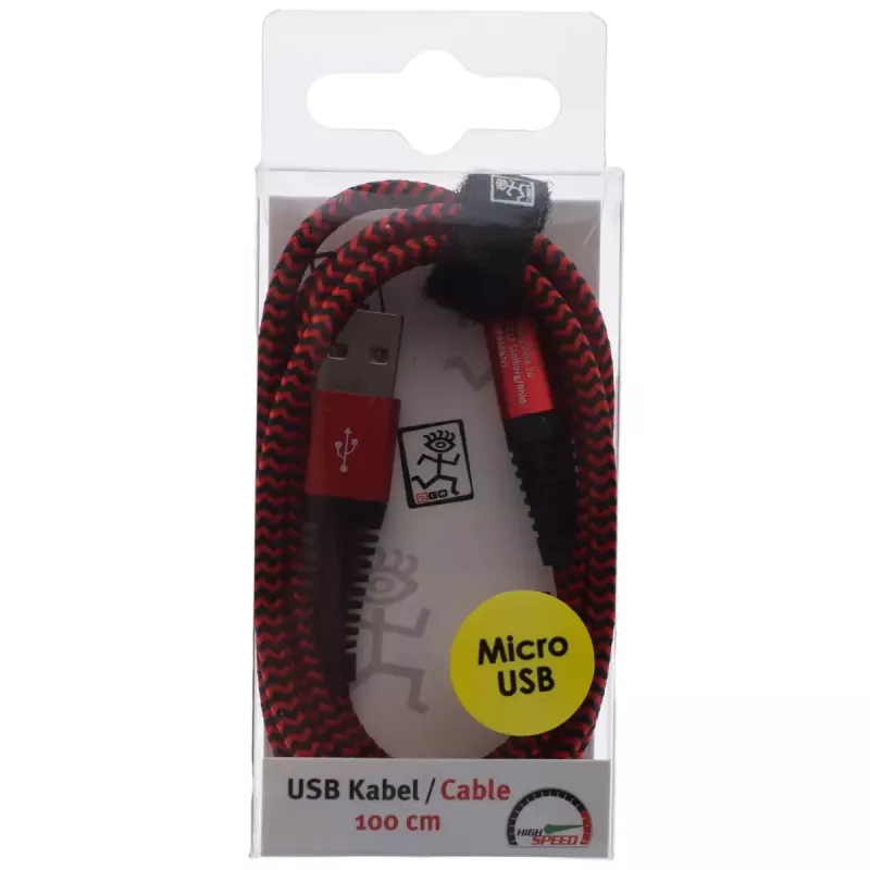 USB-Kabel 2GO 795945 1 m USB B Micro-USB B Rot