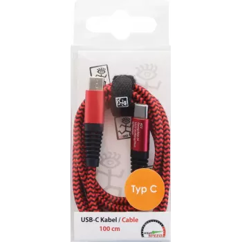 USB-Kabel 2GO 797195 USB 3.2 Gen 1 1 m USB C Rot