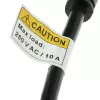 ACT Netzkabel C14 - Typ F Buchse (max. Strom 10A) schwarz 0,6 m