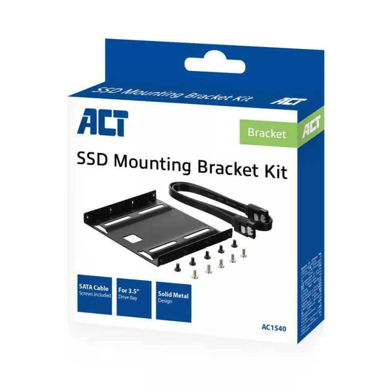 HDD-Montagehalterung ACT AC1540 Universal Metall 0,5 m Kabel