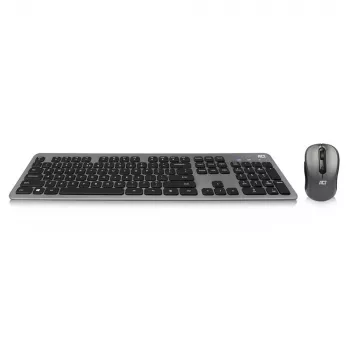ACT Wireless Tastatur- und Maus-Set, USB-C/USB-A-Kombi-Empfänger (Qwerty/US-Layout)