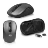 ACT Wireless Tastatur- und Maus-Set, USB-C/USB-A-Kombi-Empfänger (Qwerty/US-Layout)