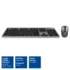 ACT Wireless Tastatur- und Maus-Set, USB-C/USB-A-Kombi-Empfänger (Qwerty/US-Layout)