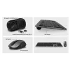ACT Wireless Tastatur- und Maus-Set, USB-C/USB-A-Kombi-Empfänger (Qwerty/US-Layout)