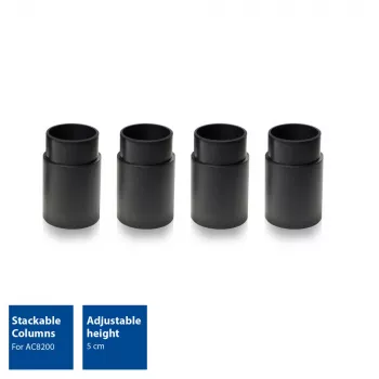 Füße ACT AC8200 Schwarz 65mm Tischmontage