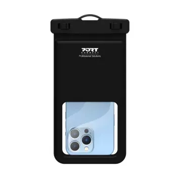 Taschenhülle Port Designs 901884 Handyhülle 17 cm 6,7 Zoll Schwarz Transparent