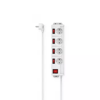 Hama 00223121 power extension 1.4 m 4 AC outlet(s) Indoor White