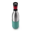 EMSA Bludrop Sleeve N31112 Täglicher Gebrauch 700 ml Edelstahl Grün, Edelstahl