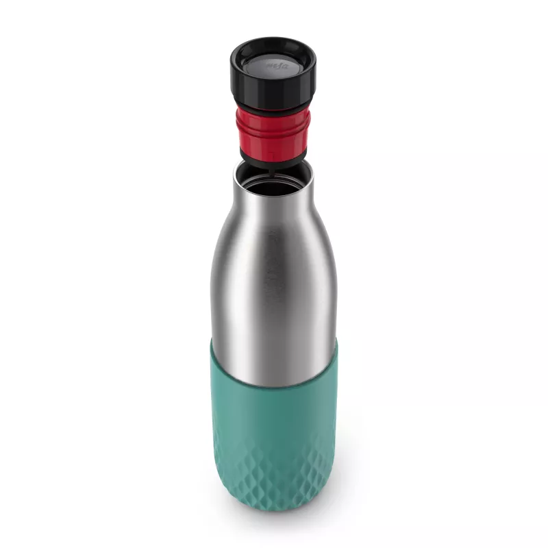 EMSA Bludrop Sleeve N31112 Täglicher Gebrauch 700 ml Edelstahl Grün, Edelstahl