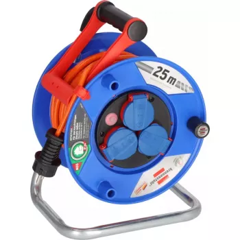 Kabeltrommel Brennenstuhl 1218740 3 AC-Steckdosen 25 m Blau