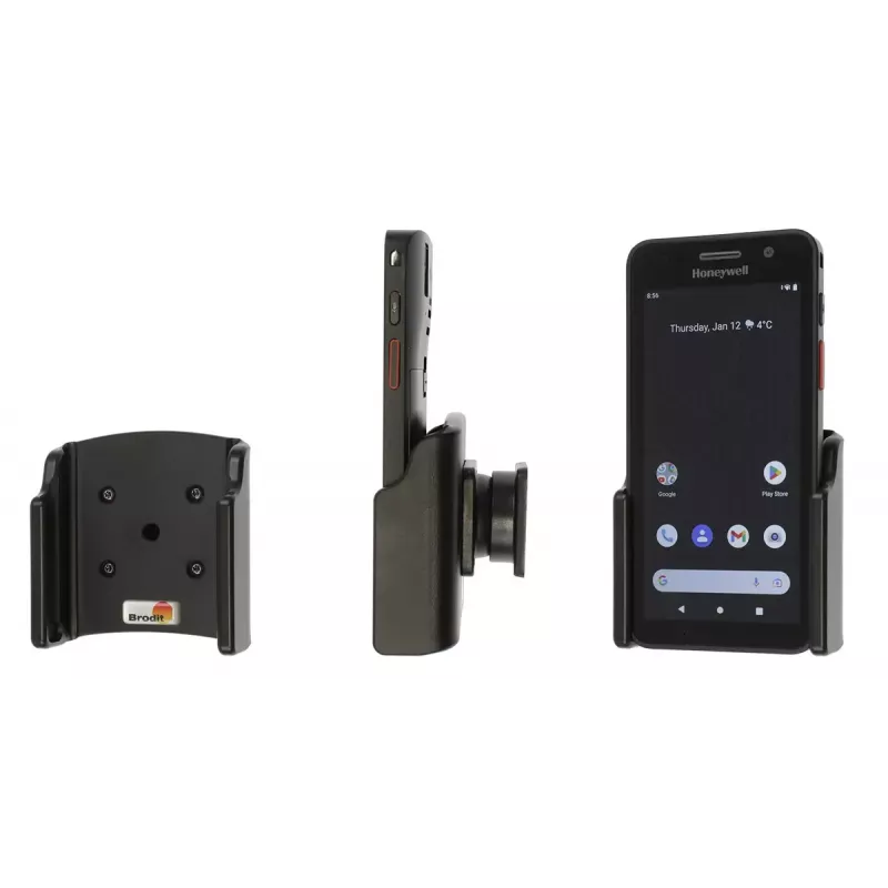 Passive Halterung Brodit 711334 Mobiltelefon Smartphone Schwarz