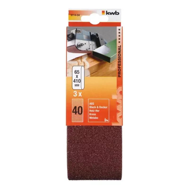 Schleifband KWB 911404 3 Stück