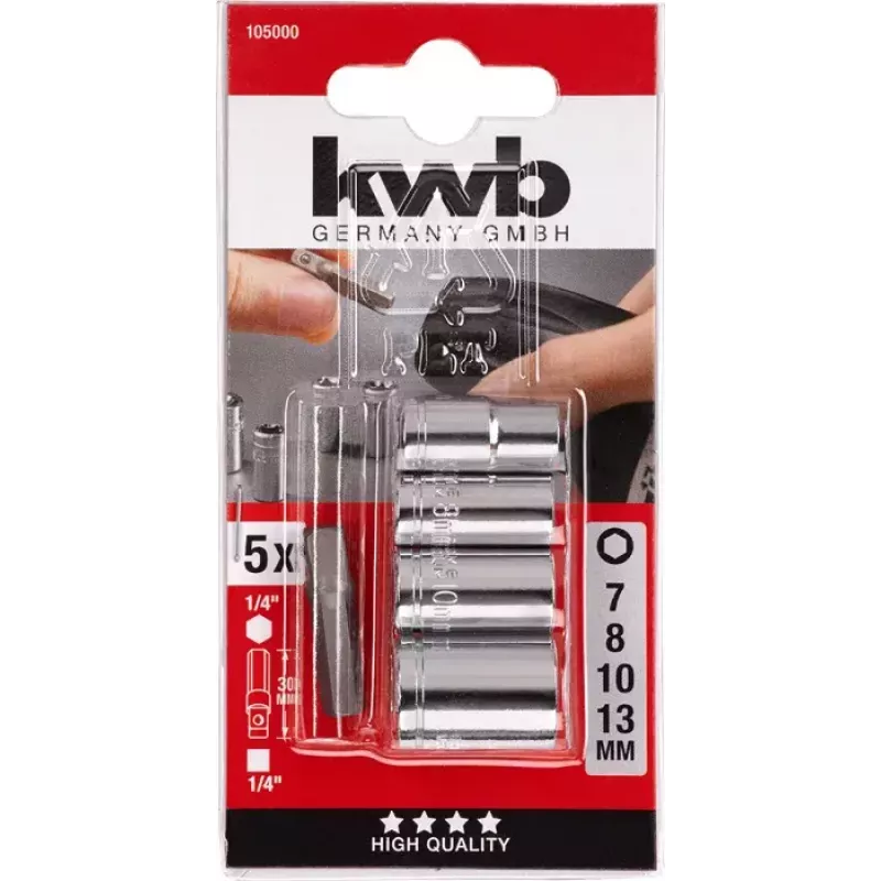 Bithalter KWB 105000 Chrom-Vanadium-Stahl 25,4 / 4 mm