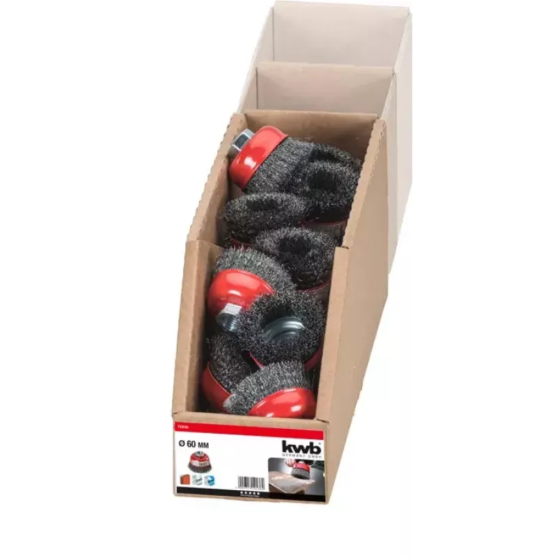 Topfbürste KWB 719136 6 cm Drahtstärke 0,35 mm