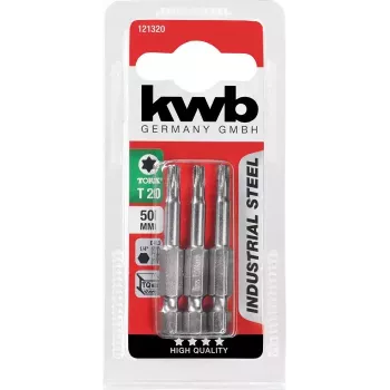 kwb INDUSTRIAL STEEL BITS 50 MM TORX T15 3 Stück