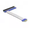 DeLOCK Riser-Karte PCI Express x1 Stecker auf x16 Slot mit Kabel 20 cm
