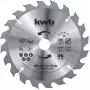 Kreissägeblatt KWB 584359 16 cm für Laminat MDF Kunststoff