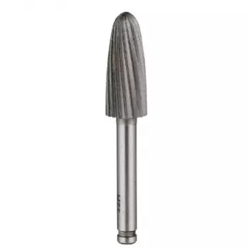 Rotary-Frässtift KWB 700340 — HSS-Kegelkopf Ø12 mm, Schaft Ø6 mm, für Edelstahl