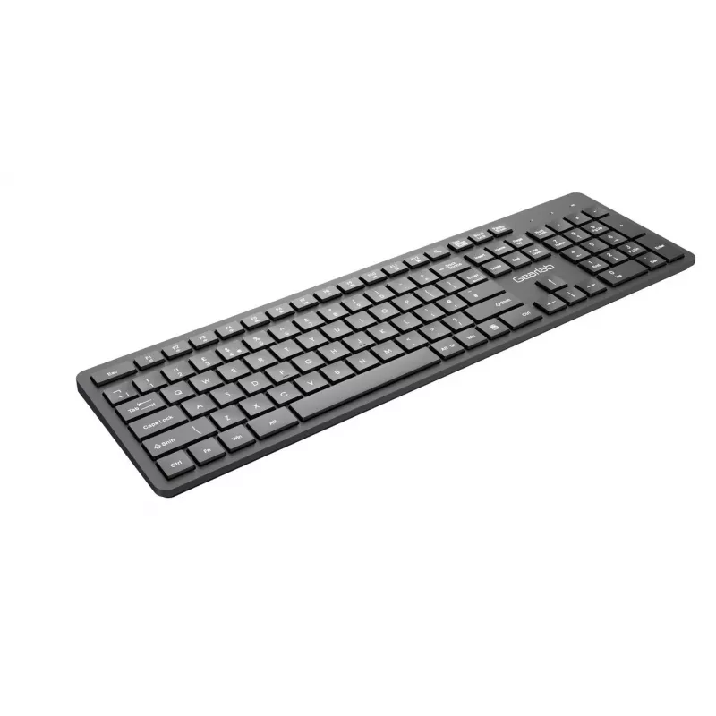 eSTUFF GLB211302 Tastatur Office USB QWERTY UK English Schwarz