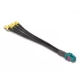 DeLOCK 90143 Koaxialkabel 0,2 m Mini FAKRA Z 4 x SMA Schwarz