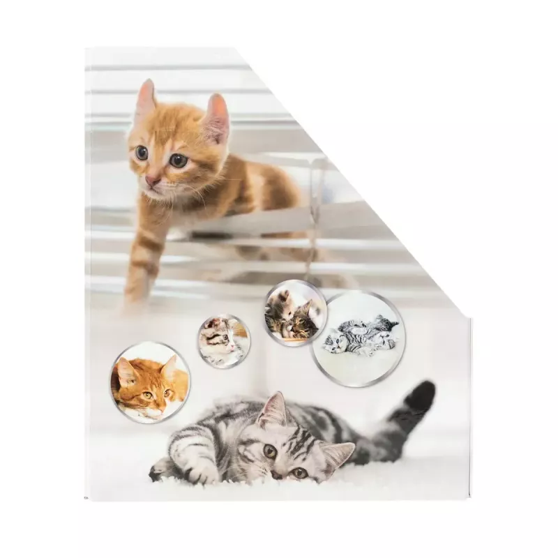Zeitschriftensammler HERMA Stehsammler Katzen A4 Gelb