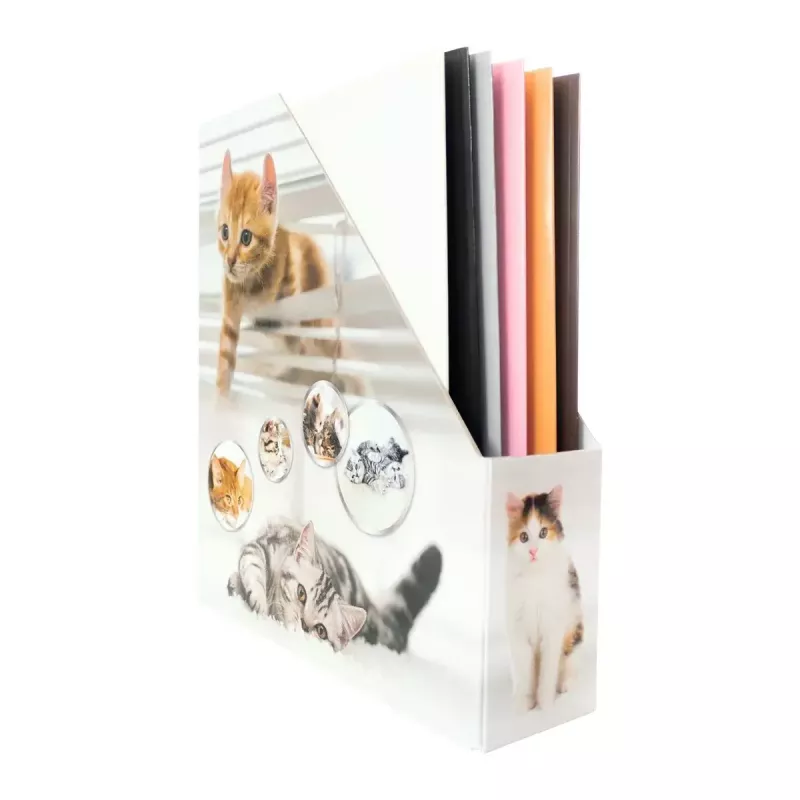 Zeitschriftensammler HERMA Stehsammler Katzen A4 Gelb