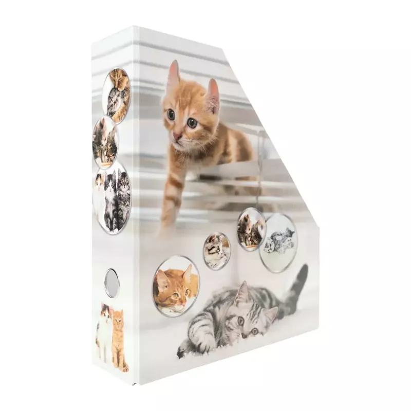 Zeitschriftensammler HERMA Stehsammler Katzen A4 Gelb