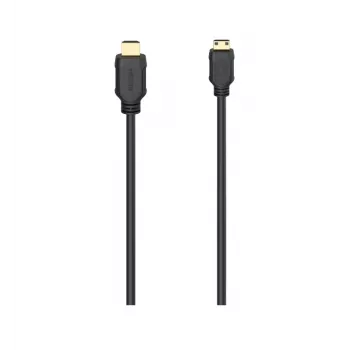 Hama HDMI Kabel 2m Typ A Typ C Schwarz 18 Gbit/s