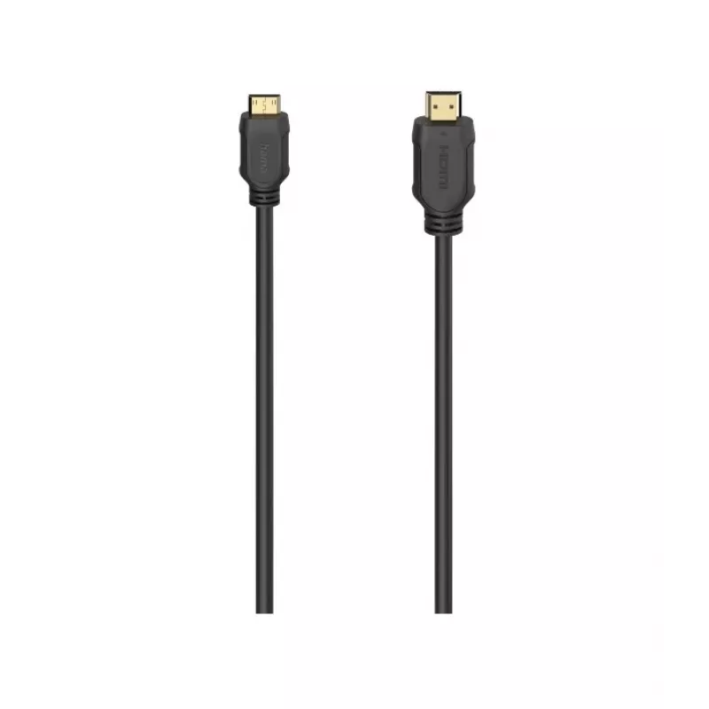 Hama HDMI Kabel 2m Typ A Typ C Schwarz 18 Gbit/s