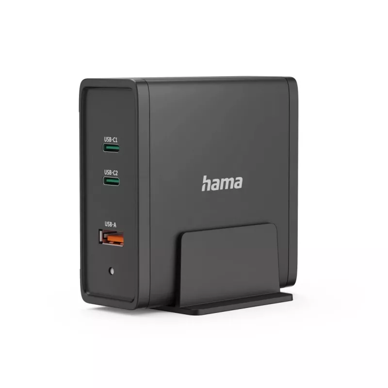 Hama 00200019 mobiles Ladegerät Universal Schwarz AC Schnellladung Innenbereich