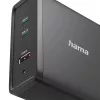 Hama 00200019 mobiles Ladegerät Universal Schwarz AC Schnellladung Innenbereich