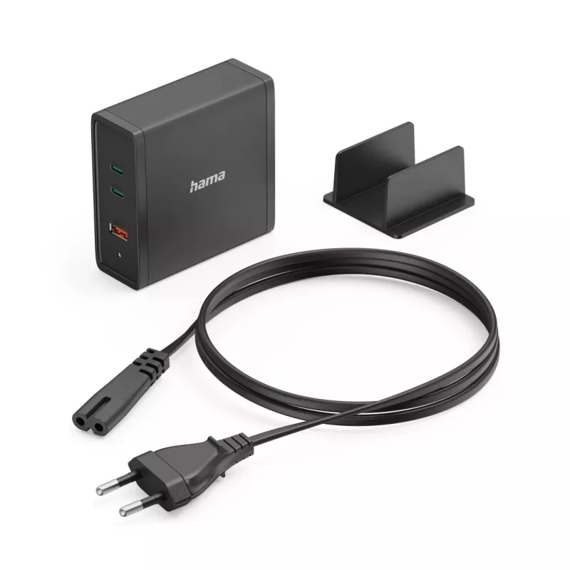 Hama 00200019 mobiles Ladegerät Universal Schwarz AC Schnellladung Innenbereich