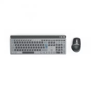 Hama WKM-750 Tastatur Maus enthalten Home/Office Bluetooth QWERTZ Deutsch Anthrazit, Schwarz, Blau