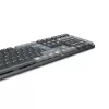 Hama WK-800 Tastatur Home/Office Bluetooth QWERTZ Deutsch Anthrazit, Schwarz, Blau