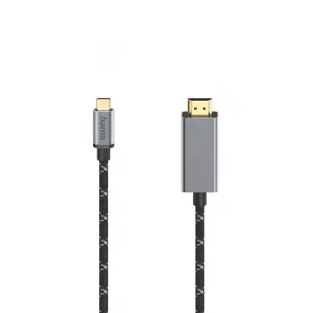 Hama 00200509 HDMI-Kabel 1,5 m HDMI Typ A (Standard) USB Typ C Schwarz