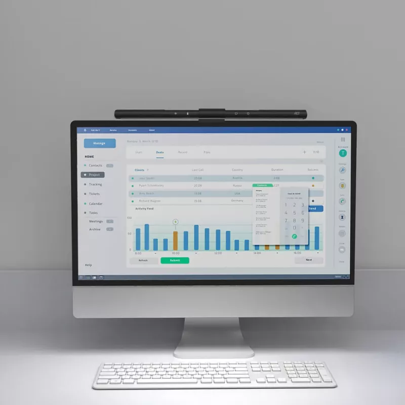 Monitor LED Lichtleiste ACT AC8055 — Dimmbare, USB-betriebene Bildschirmleuchte