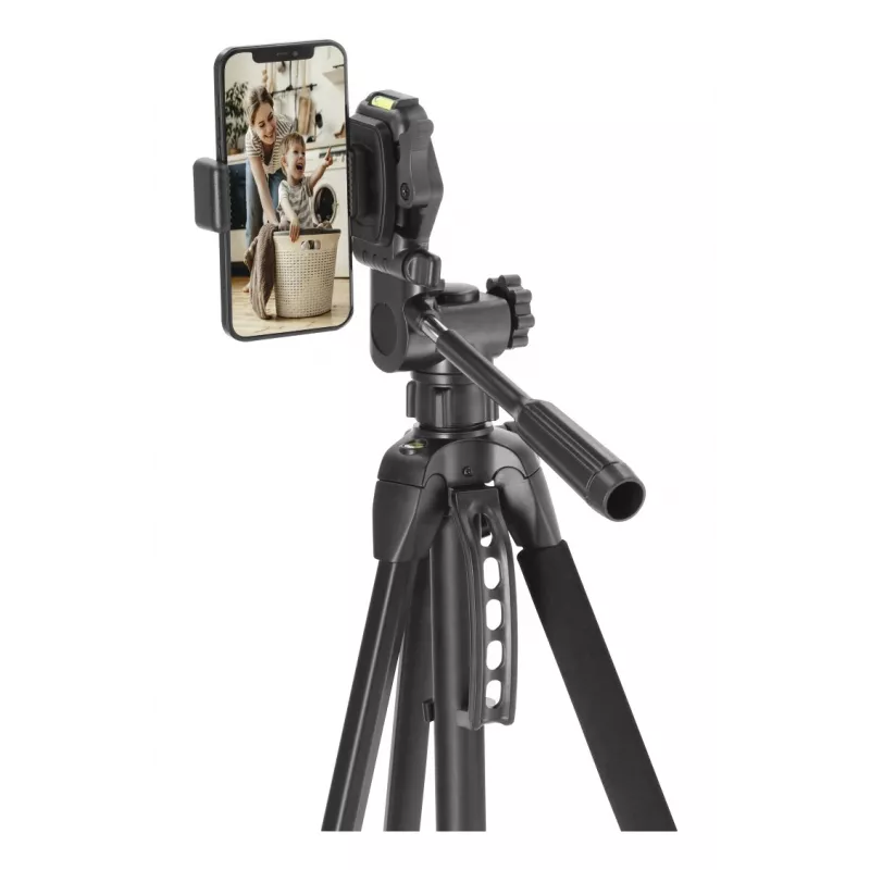 Stativ Hama Action Smart 153 3D für Smartphone und Digitalkamera 3 Beine Schwarz