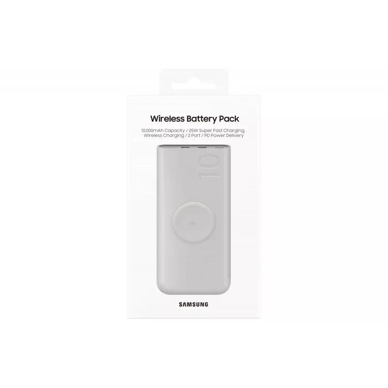 Tragbare kabellose Powerbank Samsung EB-U2510XUEGWW 10000 mAh mit kabellosem Laden